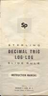 Sterling Decimal Trig Log-Log Instructions