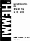 Hemmi 257 Manual