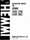 Hemmi 255D & 275D Manual