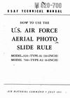 Pickett US Air Force Aerial Photo Slide Rule