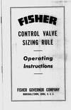 Pickett N1040 Fisher Control Valve Sizing Rule
