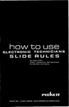 Pickett 535 Electronic Slide Rule Instructions